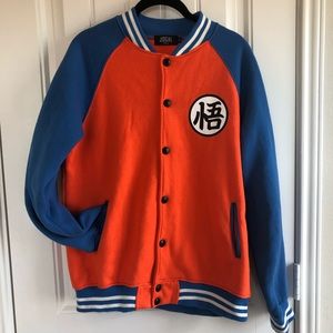 Dragon Ball Z snap jacket size L